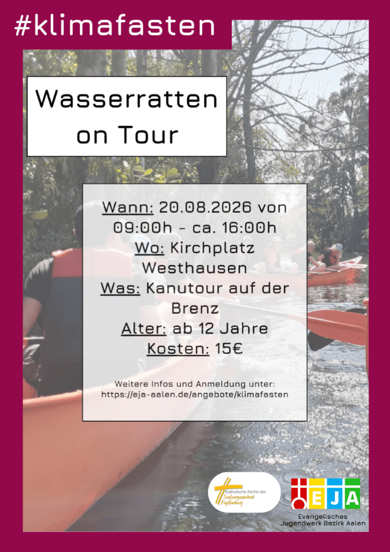 Ausschreibung Wasserratten on Tour 2026