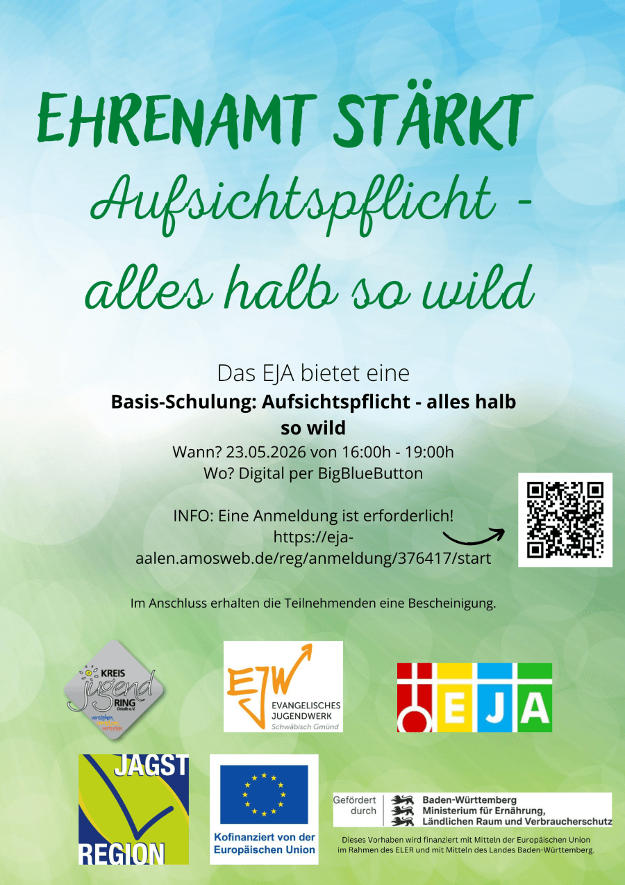 Schulungsangebot Aufsichtspflicht – alles halb so wild